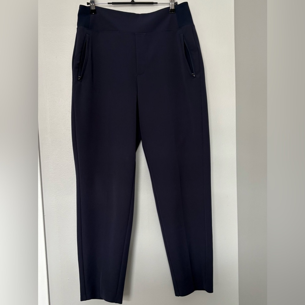 Athleta Navy Cropped Straight-Leg Pants - Picture 5 of 7